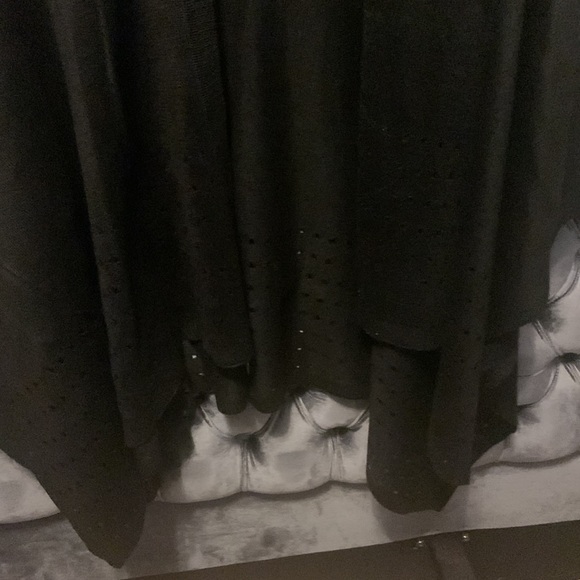 KARLLAGERFELD LADIES SHAWL ONE SIZE BLACK - Picture 3 of 7